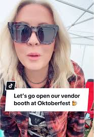 Let’s go open our vendor booth at Oktoberfest! #booth #boothsetup #drafts  #boutique #crafter #vendorevent #eventsetup #event