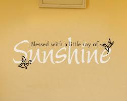 Blessed With A Little Ray Wall Decal