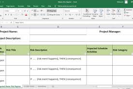 Multiple varieties of risk register template excel is available for managing multiple projects. Risk Register Template Excel Oferta