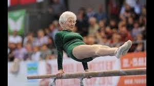 Former gymnast and member s wife first v. Amazing 91 Year Old Gymnast Johanna Quaas Youtube