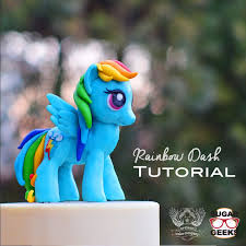 My Little Pony Cake Topper Tutorial Rainbow Dash Cake Topper Tutorial My Little Pony Cake Pony Cake