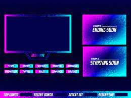 Use with streamlabs obs & stream elements. Neon Twitch Overlay Free Download Free Overlays Twitch Streaming Setup Overlays