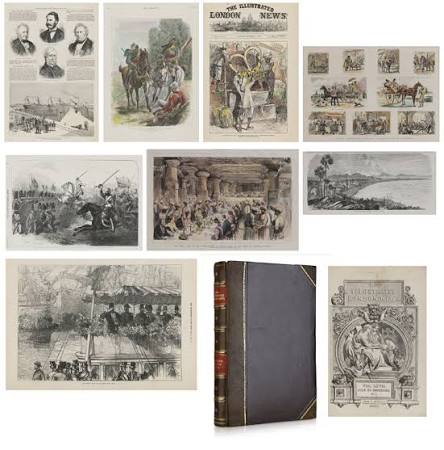 ILLUSTRATED LONDON NEWS AND THE GRAPHIC - Untitled [Bombay Illustrated: A Set of Eight Engravings and a Volume of The Illustrated London News, July–December 1875] @ | StoryLTD
