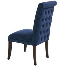 Audrey Dining Chair Navy Dining Chairs Dining Room Blue Tufted Dining Chairs