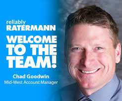 Chad Goodwin announced as the new midwest account manager.