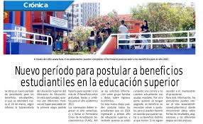 La postulación se realizará en www.fuas.cl, completando y enviando el formulario único de acreditación. Litoralpress Texto De La Noticia