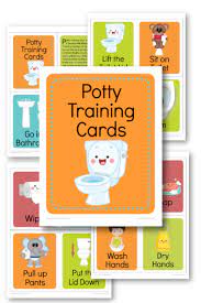 The sticker chart is designed with large spaces for each day, so each time your child uses the potty they put a sticker in that area. Potty Training Visual Schedule Cards The Joys Of Boys