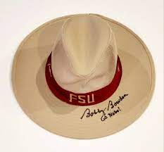 Online shopping from a great selection at movies & tv store. Bobby Bowden Signed Auto Fsu Florida State Straw Hat W Go Noles Proof Ebay