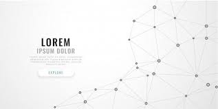 Black And White Abstract Background Free Download Abstract Low Poly Lines Mesh On White Background For Free Vector Free White Background Infographic Design Template