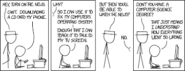 Cs) is a type of bachelor's degree awarded after collegiate study in computer science. 1760 Tv Problems Explain Xkcd