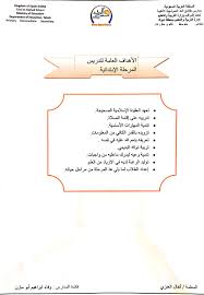 الاهداف العامة لتدريس مادة لغتي الجميلة ملف انجاز انفال
