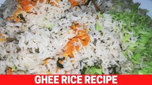 Quick And Tasty Ghee Rice Making Recipe In Kannada Ghee Rice Recipe I Ghee Rice Recipe Rice Recipes Rice
