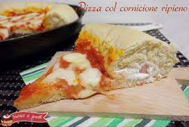 Questa ricetta è una variante della ricetta sua maestà la pizza. Pizza Col Cornicione Ripieno Di Ricotta E Prosciutto