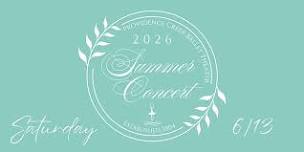 PCBT's Summer Concert: Saturday, June 13th