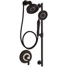 Kohler Fairfax Oil Rubbed Bronze 3 Spray Dual Shower Head In The Shower Heads Department At Lowes Com