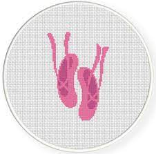 Check spelling or type a new query. Ballerina Shoes Pink Cross Stitch Pattern Daily Cross Stitch