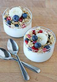 Simple Yogurt Parfaits Super Easy And Its Always Great To Treat Yourself With It Parfait Recipes Yogurt Recipes Snacks