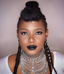 Yemi Alade Google Search Celebrity Hairstyles Mohawk Braid Hair Styles