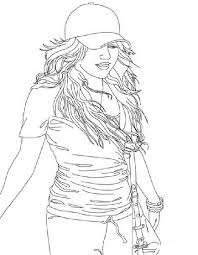 Here you can find lots of free hannah montana coloring pages that you can easily print out and give it to your kids. Free Printable Hannah Montana Coloring Pages For Kids