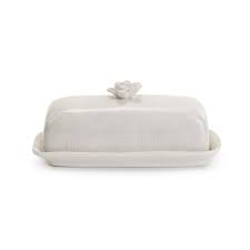 It's a particularly good choice for families with young kids who like to help in the kitchen since it's virtually indestructible. Demdaco Succulent Butter Dish White Target
