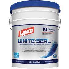 Lanco produces excellent products and work great when applied at the right coverage rate!!!! Elastomeric Seal Roof Leaks 5 Gallon White Coating Waterproof Rubberized Cool Rv Ebay