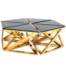 Ships free orders over $39. Ellipse Coffee Table Set Of Six Table In Gold Finish With Black Marble Top Octagonal Coffee Table Coffee Table Vintage Marble Top Coffee Table