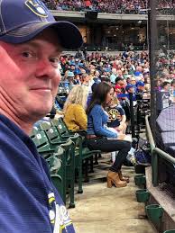 My dad was excited to sit by a local celebrity tonight. : r/Brewers