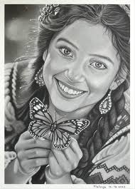 My sketch for today A butterfly telling stories of its travels Materials  120gsm paper 2B, 0.5mm mechanical pencil