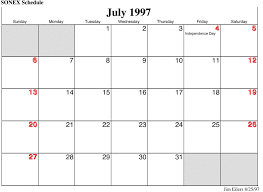 1997 Calendars