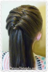 Waterfall into fishtail side braid. Easy Fishtail Braid Hack Snap Braid Half Up Hair Tutorial Hairstyles For Girls Princess Hairstyles