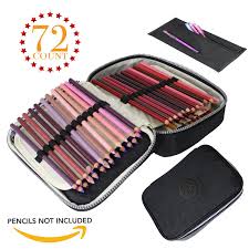 Pencetti Deluxe Pencil Case With Compartments W Bonus Pencil Pouch Pencil Case Gel Pens Pencil Pouch