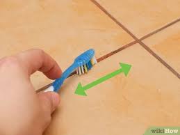 This will help allow the solutions to break down the grime and make it easier to clean. 3 Ways To Clean Grout With Vinegar Wikihow
