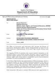 It's a complex part with an im. Guidelines For Work Immersion Deped Tambayan Ph Facebook