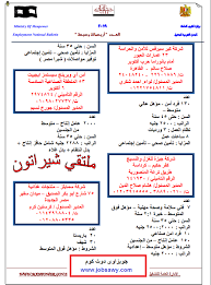 وظائف وزارة القوى العاملة تعيينات اغسطس 2021 للنساء والرجال ( اكثر من 1000 وظيفه ) كتب mahmoud gamal ibrahim في وظائف مصر آخر تحديث منذ 51 دقيقة منذ 51 دقيقة ÙˆØ¸Ø§Ø¦Ù ÙˆØ²Ø§Ø±Ø© Ø§Ù„Ù‚ÙˆÙ‰ Ø§Ù„Ø¹Ø§Ù…Ù„Ø© ÙˆØ§Ù„Ù‡Ø¬Ø±Ø© Ø¬Ù…ÙŠØ¹ Ø§Ù„Ù…Ø¤Ù‡Ù„Ø§Øª Ù…Ø±ØªØ¨Ø§Øª ØªØ¨Ø¯Ø¡ Ù…Ù† 4600 Ø¬ Ù‚Ø¯Ù… Ø§Ù„Ø§Ù†