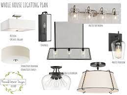 Transitional Whole House Lighting Plan Whole House Lighting Plan Home Lighting Design Lighting Plan