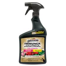 A liquid concentrate for home gardens, 12% elemental sulfur, a natural fungicide. Spectracide Immunox 3 In 1 Insect Disease Control Plus Fertilizer For Gardens Ready To Use Spectracide