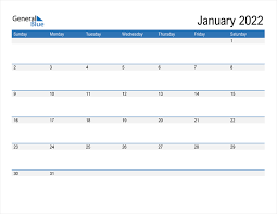 january 2022 calendar pdf word excel