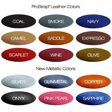 Prostrap Leather Color Chart