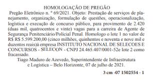 Segundo informações, o projeto básico do certame já está em elaboração. Concurso Policia Penal Mg Edital Deve Sair Na Primeira Semana De Agosto Sao 2420 Vagas Foco Rede De Ensino