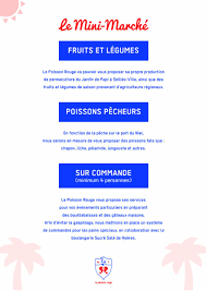 Preparations Culinaires Suggestions A Venir Fruits Et Legumes De Producteurs Locaux Poissons Locaux Des Pecheurs Du Niel Retrouvez Toutes Nos Ventes A Emporter Restaurant Le Poisson Rouge