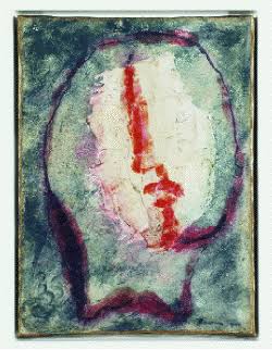Work by Jean Fautrier