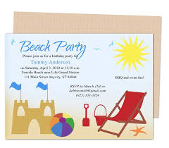 Can you make invitations for a surfing lesson? Blank Beach Party Invitation Template 27 Amazing Psd Beach Party Flyer Templates Free