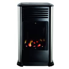 Delonghi vbf vbf gasofen für innenräume blue flame gasheizer. Provence Mobiler Gasofen Matt Schwarz Terras Co