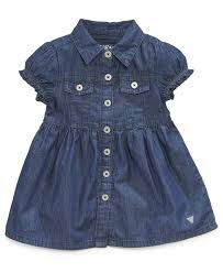 Guess Baby Girls Denim Dress Kids Baby Girl 0 24 Months Macy S Girls Denim Dress Denim Dress Denim Dresses Online