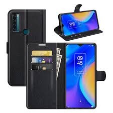 TCL 20 SE Plain Book Flip Cases ...