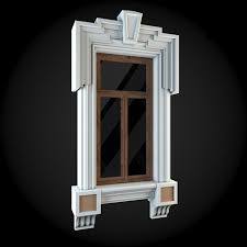 Window 058 House 3d Model 3d 3dmodel 3ddesign 3dscene Apartment Architecture Building Classicism D Window Design Bungalow Design Modern House Design