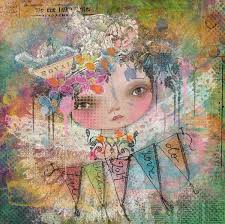 The relaxing & rewarding hobby you were looking for!! Lottie Digital Art Journal Doll Kit By Rebecca Mcmeen