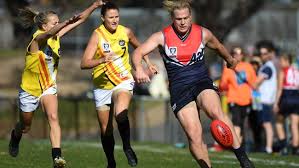 Hannah mouncey playing for the australian team in the asian handball championships. Transgender Footballer Hannah Mouncey Is Reserving Her Right To Take Legal Action Against The Afl The Mercury