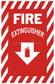 Variex® stair case signage board. Fire Extinguisher Sign Stock Photo Image Of Notice Danger 458052