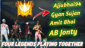 Garena free fire is an fps battle royal title developed and published online by garena studios. 3 Big Youtubers In One Game Gyan Bhai Ajju Bhai Amit Bhai 31 Kills Match Jonty Gaming Youtube
